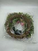 Spring and summer floral wreath