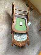 Floral Upholstered Rocking Chair