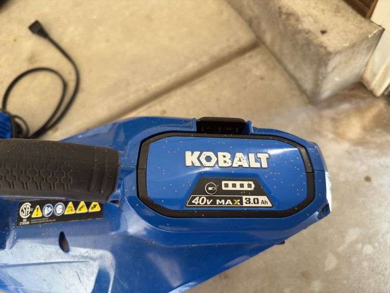 Kobalt 40V Cordless Leaf Blower with Charger