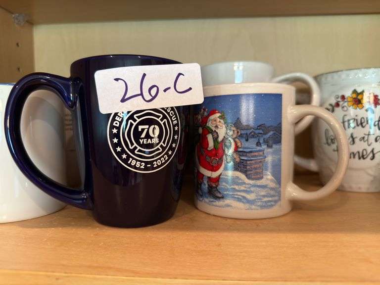 Coffee cups, and small plates