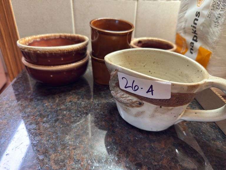 McCoy soup mug, Kathy Kale Bowls, assorted cups