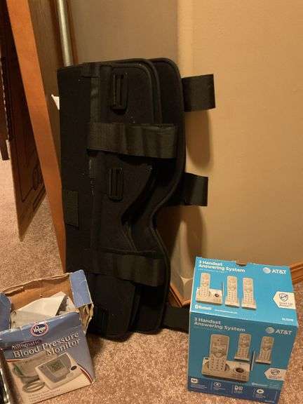 Lot of Medical and Household Items: Blood Pressure Monitor, Nebulizer, AT&T Phone System, and More