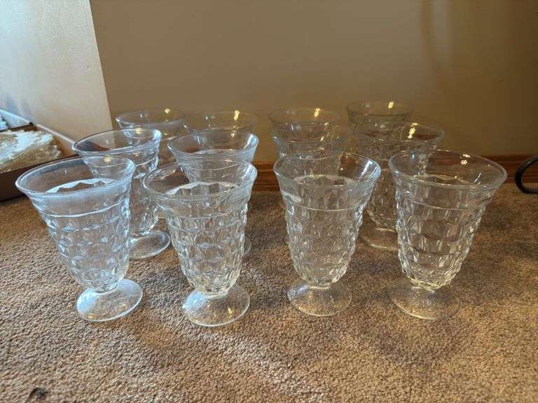 American Fostoria Water Glasses