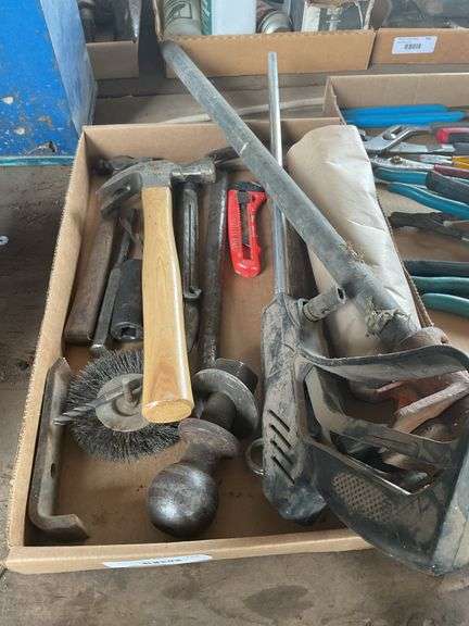 Hammer, Hitch Ball, Chisels, Tools image