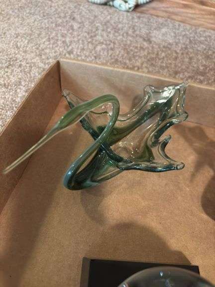Infinity Art Glass Collection - Swans, Sphere, Heart, Floral