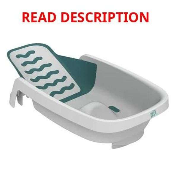 The First Years Sure Comfort 4-in-1 Reclining Bathtub - Adjustable All-in-1 Bathtub for Newborn to Toddler - Bath Seat Adjusts as Baby Grows - Ages 0 to 24 Months image
