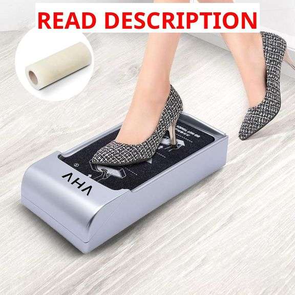 Shoe Covers Disposable, Sole Protector for Sneakers Contains a Roll of Shoes Cover (Can be used 600 Times) Suitable for Homes, Factories, Laboratories.Hospital.(Silver) image