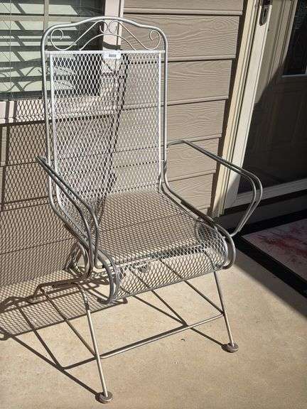 Metal Mesh Outdoor Chair