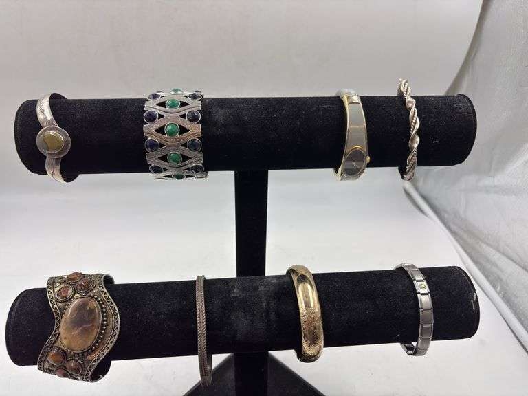 Collection of Assorted Bracelets, Including Gemstone and Fashion Styles
