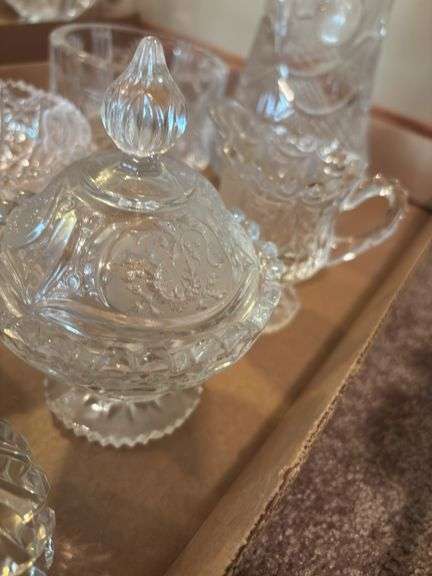 Collection of Cut Glass Dishes