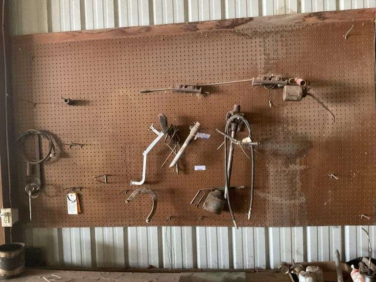 Parts hanging on wall image