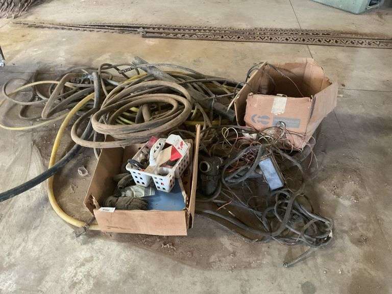 Mixed Lot of Hoses and Electrical Wiring image