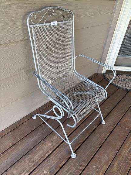 Wrought Iron Outdoor Patio Chair