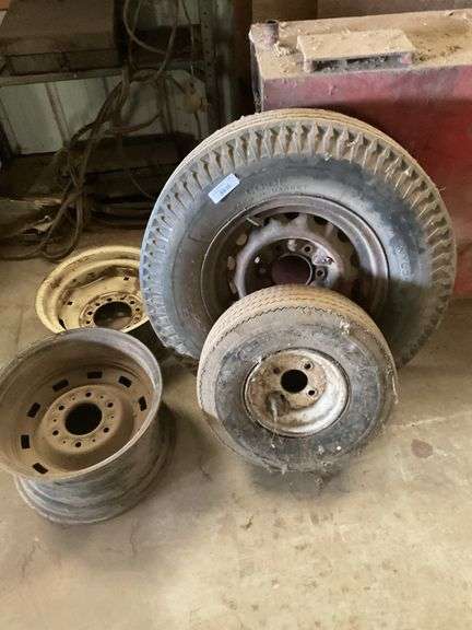 Group of Tires and Rims image