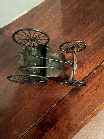 Metal Carriage Sculpture