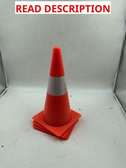 Orange traffic cones (4) image