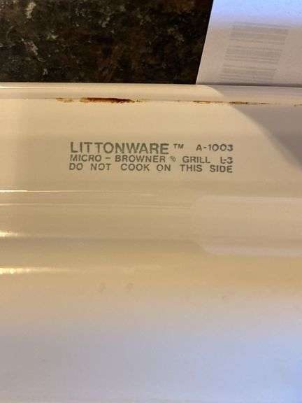 Littonware Micro-Browner Grill Set