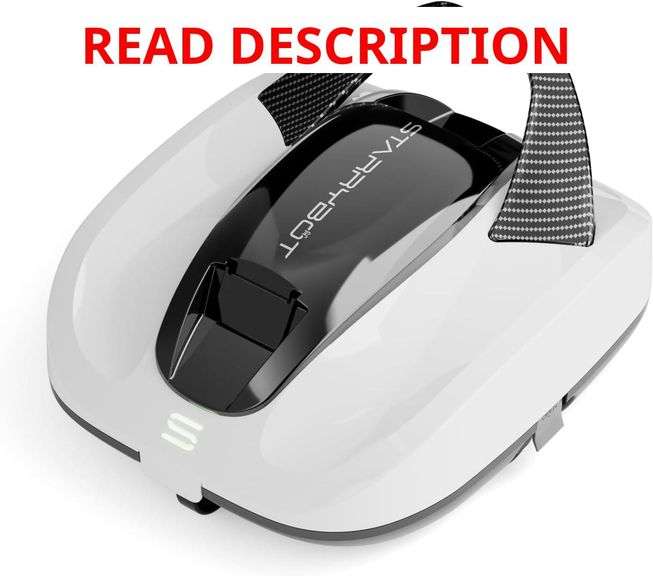 Cordless Robotic Pool Cleaner, Portable Swimming Robotic Pool Vacuum Self-Parking Technology, Ideal for Above-Ground Pools image