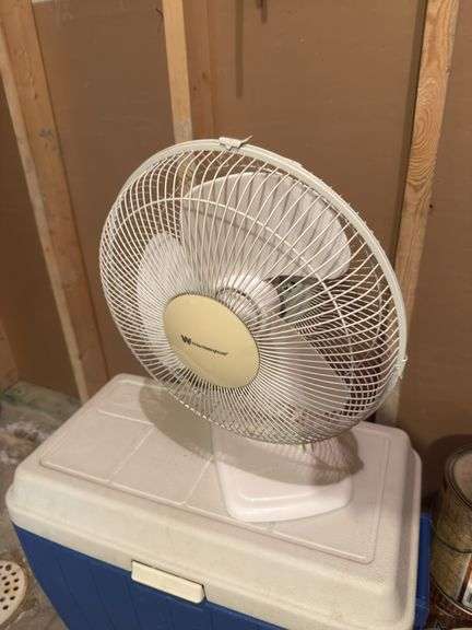 Coleman PolyLite 52 Cooler with Westinghouse Fan