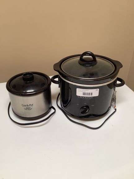 Crock-Pot Slow Cooker Duo: Large and Little Dipper Models
