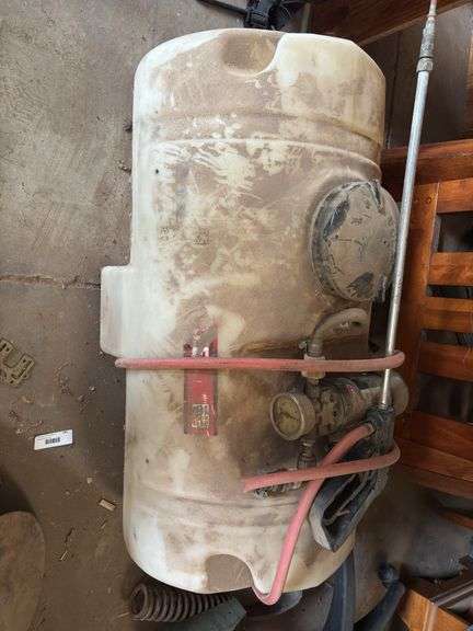 SOLAR Brand Sprayer Tank with Pump and Hose, condition unknown image