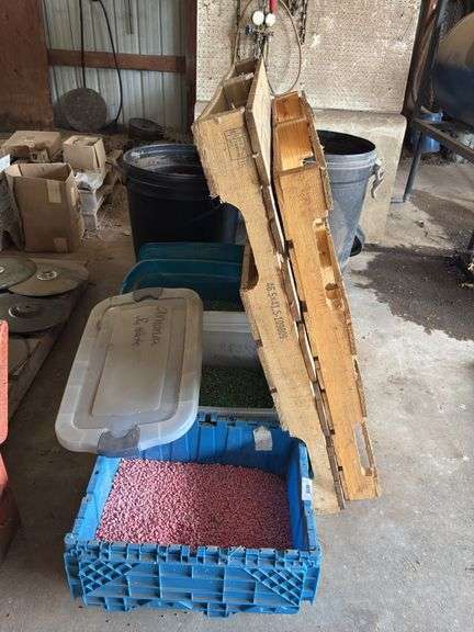 (6) Containers of Corn, Milo, Sorghum, and Soybean Seed image