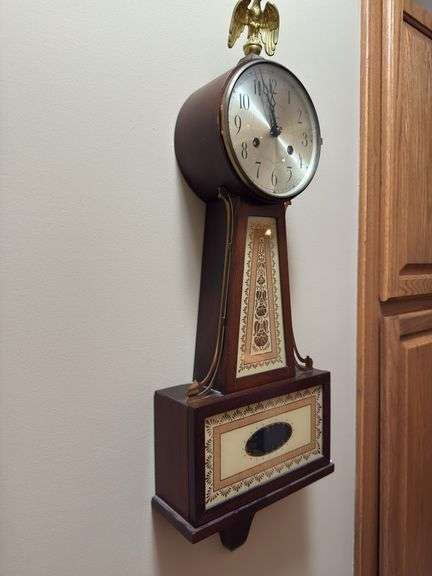 Seth Thomas Eagle Wall Clock