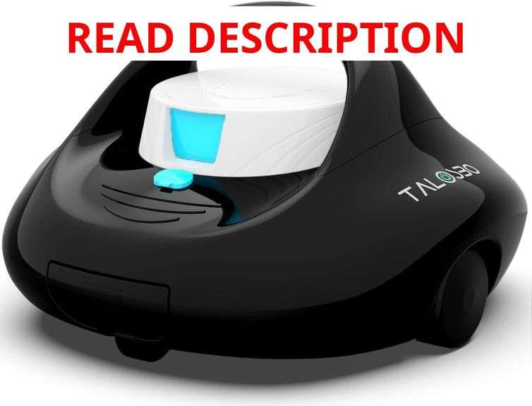 (2025 Upgraded) TALOSBO Pleco Se Cordless Pool Vacuum Up to 130 Mins Runtime, Robotic Pool Cleaner with 2.5H Fast Charge, Ideal for Flat Above Ground and Inground Pools up to 861 Sq. Ft.