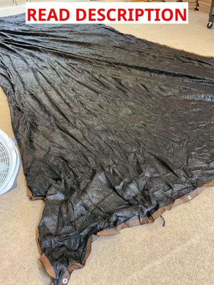 Black Tarp, damaged