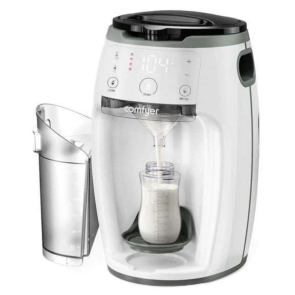 Instant Formula Maker comfyer, Customizable and Automatic Formula Dispenser Machine with Accurate Temperature Control for Baby, Automatic Powder Blending for All Brands of Bottle and Formula, White image