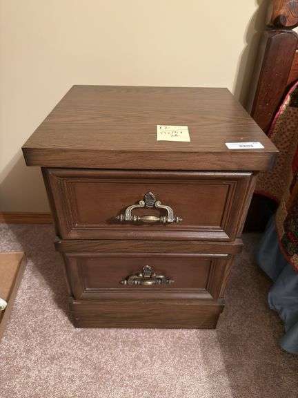 Pair of 2-Drawer Bedside Tables