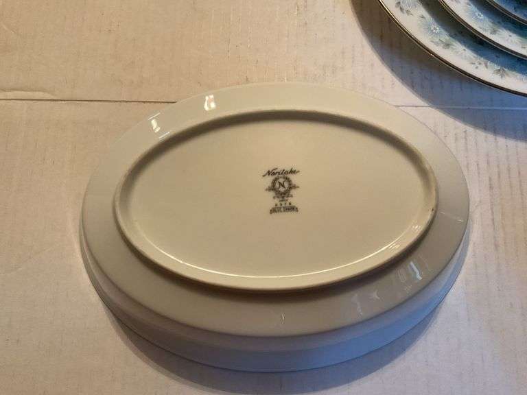 Noritake China Set - Blue Haven Pattern (service for 10)
