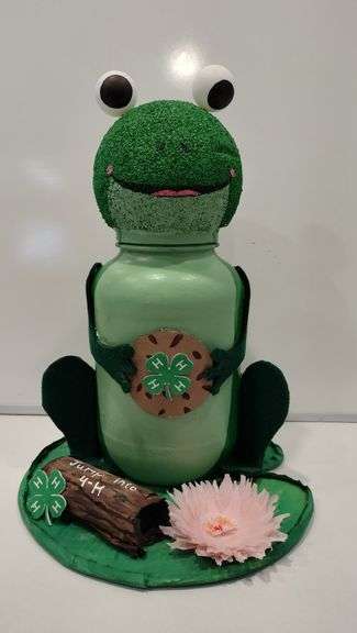 Conway Springs Cardinals Frog Cookie Jar-GRAND CHAMPION