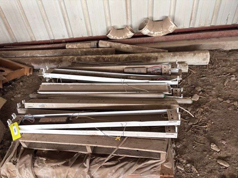 Assorted Metal, Plastic and Electrical Conduit with Fixtures, Irrigation Pipe image