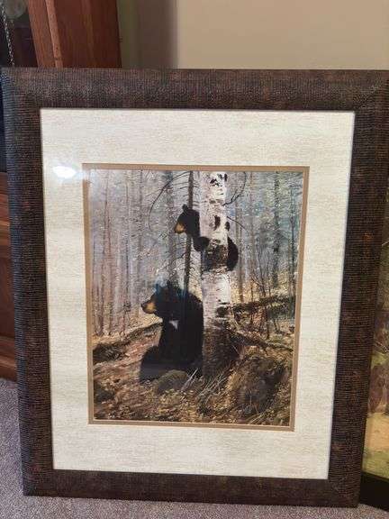 Framed Art Prints: Bears in Birch & Dancing Bears