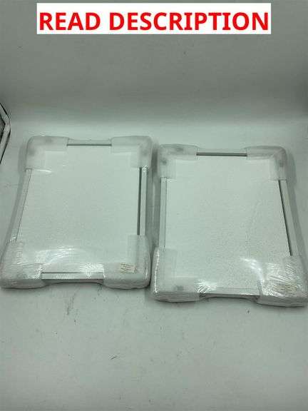 11x14 white photo frames (2)