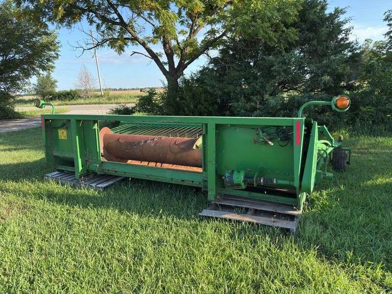 1997 JD 914 pickup header (used for canola), 14 ft, Serial #H00914W672273 image