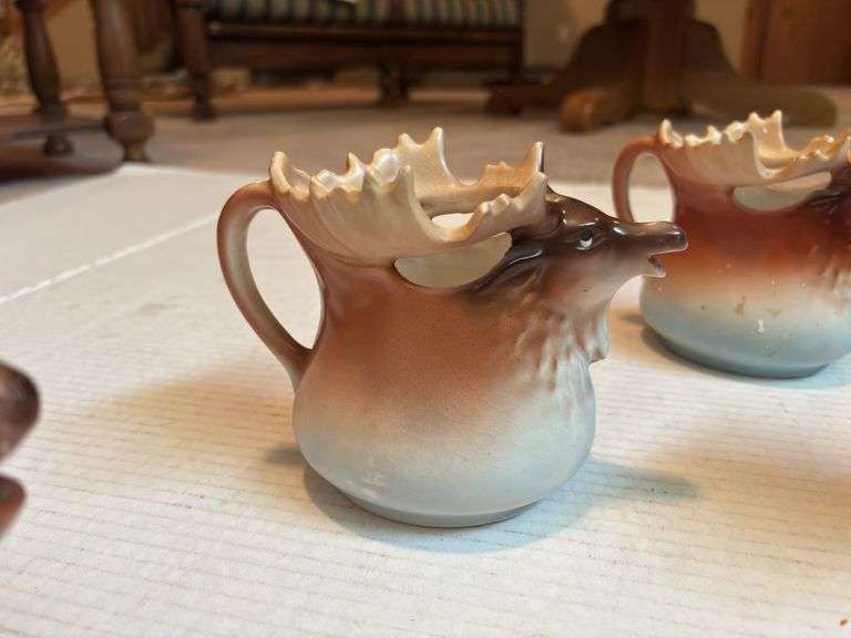 Set of 6 Novelty Animal Motif Creamers