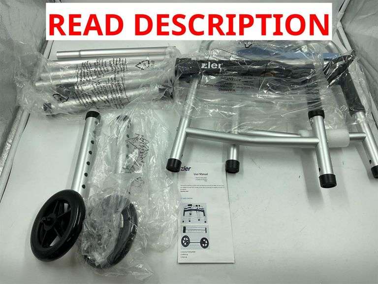DLER foldable aluminum walker image