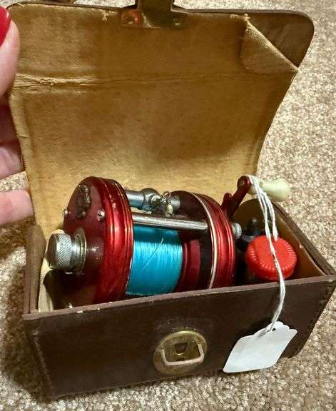 Abu Garcia Ambassadeur 5000 Fishing Reel With Original Leather Case