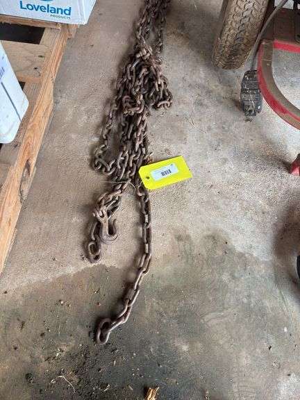 2 partial chain pieces w/hook image