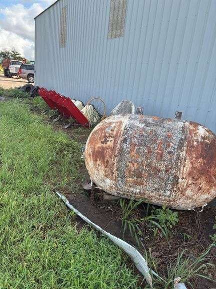 Propane Tank, Planter boxes, Tires image