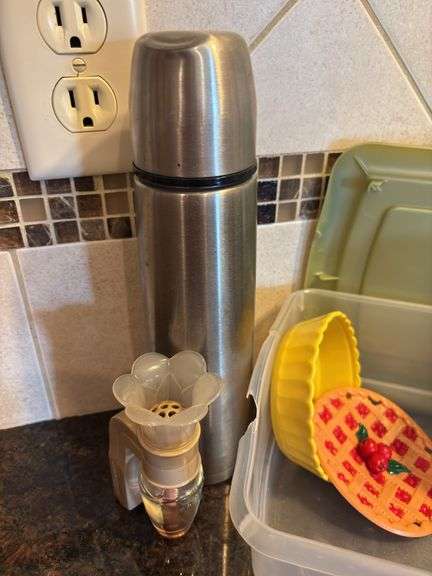 Variety Box - Thermos, Supplements, Toy Pie, and Air Freshener