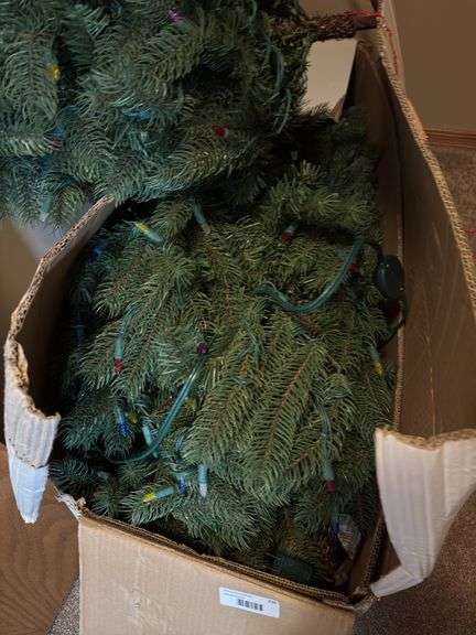 7ft Pre-Lit Colorado Spruce Artificial Christmas Tree