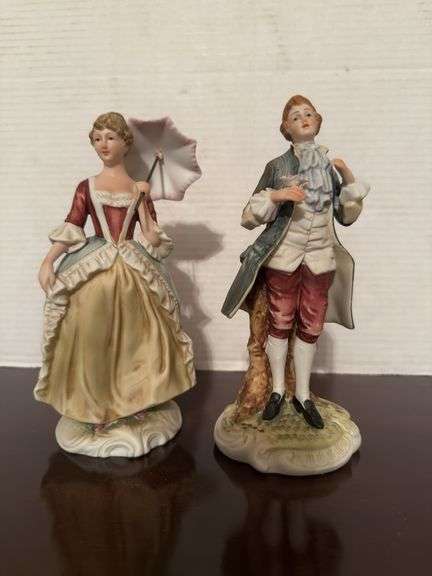 Pair of Colonial Style Figurines