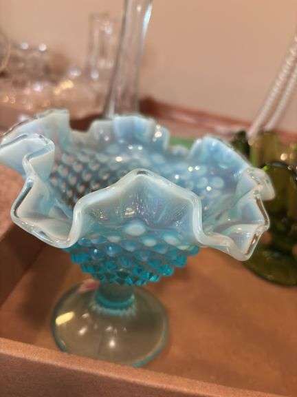 Collection of Decorative Glass Bowls and Vase