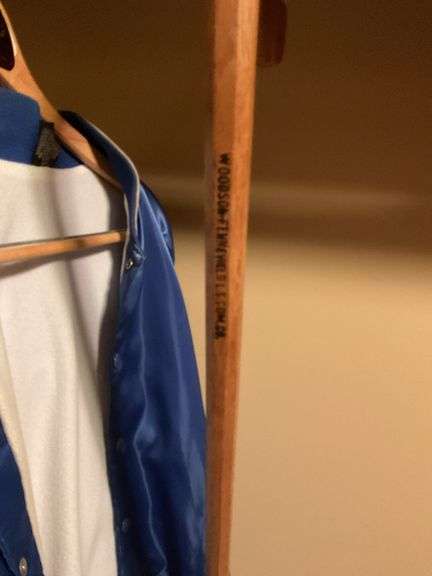 Assorted Apparel: USPS Bomber Jacket, Cabela's Shirt, and Bobcat Pants
