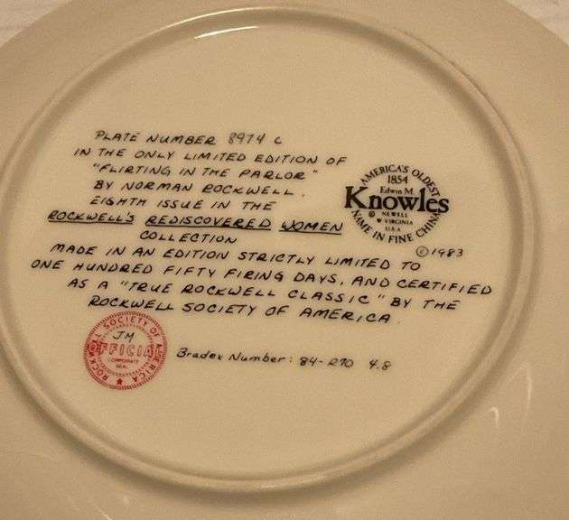 Rockwell's Rediscovered Women Limited Edition Plate Collection