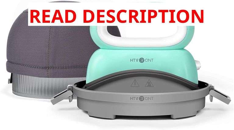 HTVRONT Hat Press Machine - Hat Press Heat Machine for Caps/Hats/Pillows Quickly and Evenly - Hat Heat Press Machine for Vinyl, Sublimation, Heat Transfer Projects, light green image
