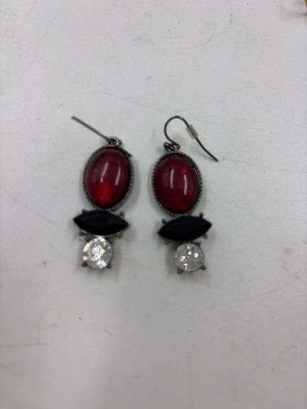 Assorted Costume Jewelry Lot - Earrings, Brooches, and Necklace